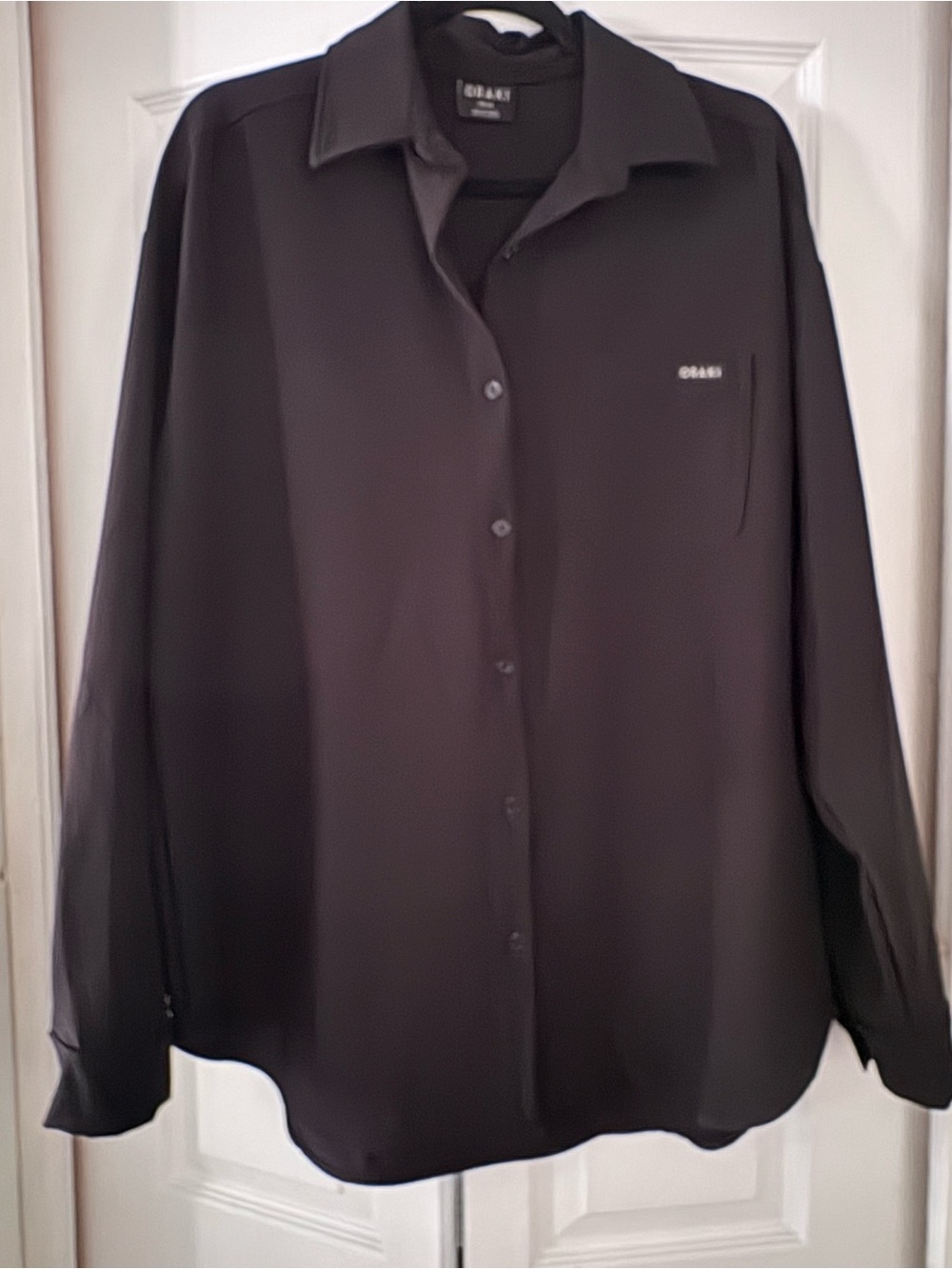 Oraki chemise flowy noire